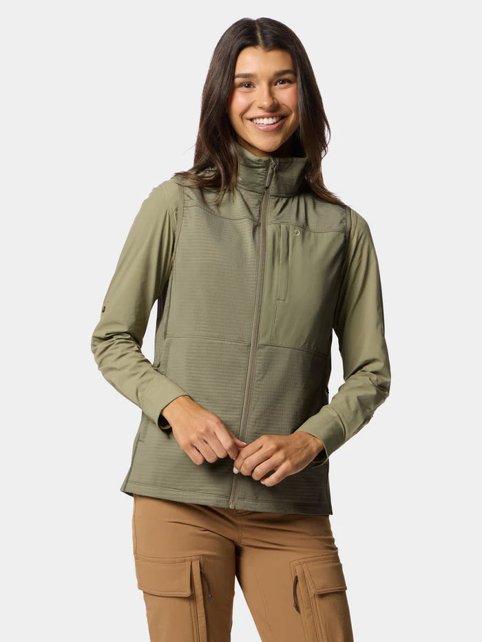 Lightweight Grid Tech Fleece Vest